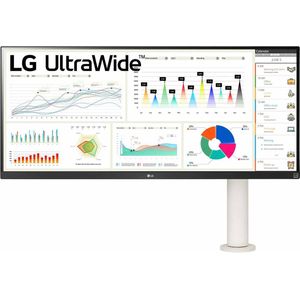 LG Electronics 34WQ68X-W.AEU IPS-monitor 21:9 UltraWide 34 inch (86,72 cm), FHD 1080p, TFT-LCD actieve matrix met witte LED-achtergrondverlichting, ontspiegeld, wit