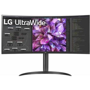 LG - 34WQ75C-B - QHD IPS Curved Monitor - Ultrawide - 34 Inch - USB-C - KVM Switch