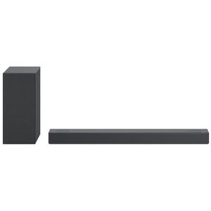 LG S75Q Intelligente Soundbar - 380W Vermogen - 3.1.2 Kanalen - Dubbele Atmos-Luidspreker - Verticaal Geluid - Dolby Atmos en DTS:X - Hi-Res 24 bit/96 kHz - Meridian Horizon