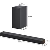 Soundbar LG S40Q 2.1 Canais 300W - S40Q.CEUSLLK
