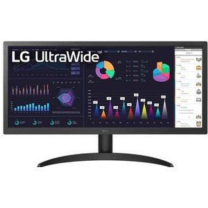 LG 26WQ500-B computer monitor 65,3 cm (25.7") 2560 x 1080 Pixels 4K Ultra HD LCD Zwart