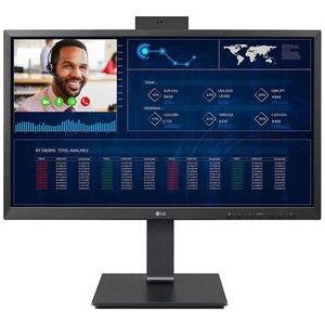 LG 24CQ651W-BP Intel® Pentium® N6005 60,5 cm (23.8") 1920 x 1080 Pixels Alles-in-één-pc 8 GB DDR4-SDRAM 256 GB SSD Windows 10 IoT Enterprise Wi-Fi 6 (802.11ax) Zwart