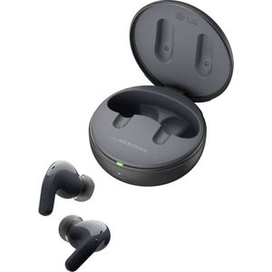 LG TONE Free DT90Q In-Ear Bluetooth hoofdtelefoon met Dolby Atmos-geluid, MERIDIAN-technologie, ANC (Active Noise Cancellation) & UVnano+, zwart [Modeljaar 2022]