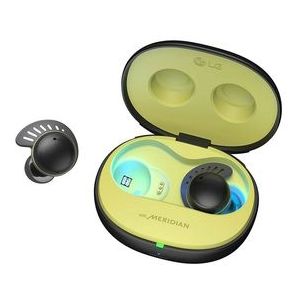 LG Electronics TONE Free DTF7Q In Ear oordopjes Sport Bluetooth Stereo Zwart Noise Cancelling Oplaadbox, Bestand tegen