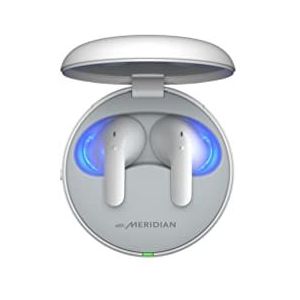 LG - TONE-T90 - True Wireless Bluetooth-hoofdtelefoon - Wit - Dolby Atmos ANC UVnano