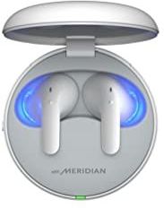 LG - TONE-T90 - True Wireless Bluetooth-hoofdtelefoon - Wit - Dolby Atmos ANC UVnano