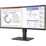 LG 34BQ77QC-B - QHD Curved Ultrawide Monitor - USB-C 90w - RJ45 - 34 Inch - Zwart