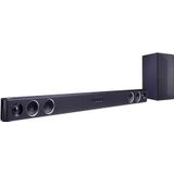 LG SQC2 Soundbar TV 300 W, 2,1 kanalen met draadloze subwoofer, Dolby Digital soundbar, Bluetooth, optische ingang, 3,5 mm AUX-ingang, USB