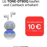 LG TONE Free DT80Q - Draadloze Oordopjes - Zwart - Bluetooth - ANC