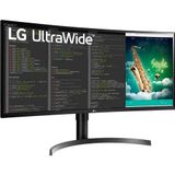 LG Ultrawide 35WN75CP-B (3440 x 1440 pixels, 35""), Monitor, Zwart