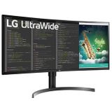 LG 35WN75CP-B - 35" UltraWide™ QHD Monitor - Zwart - 3440x1440 Resolutie