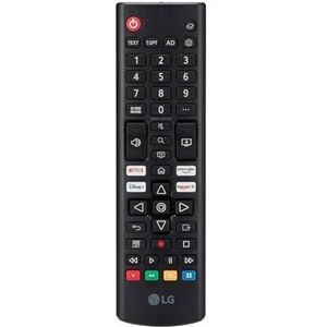 LG SR23GA Universele Afstandsbediening, Infrarood Afstandsbediening, Compatibel met Basic- en Smart-TV's, Netflix, Amazon en Disney, Zwart