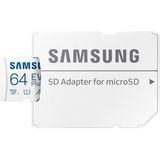 Samsung EVO Plus - Micro SD Kaart - Inclusief SD Adapter - 130 MB/s - 64 GB