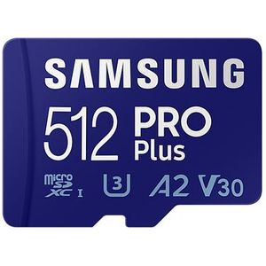 Samsung PRO Plus MicroSDXC - Geheugenkaart - 512GB