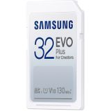 Samsung EVO Plus - SD Kaart - Geheugenkaart Camera - 130 MB/s - 32 GB