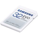 Samsung EVO Plus - SD Kaart - Geheugenkaart Camera - 130 MB/s - 32 GB