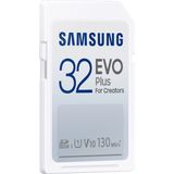 Samsung EVO Plus - SD Kaart - Geheugenkaart Camera - 130 MB/s - 32 GB