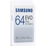 Samsung EVO Plus - SD Kaart - Geheugenkaart Camera - 130 MB/s - 64 GB