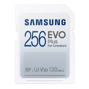 Samsung - Evo Plus - Geheugenkaart - Wit - 256 GB - UHS-I