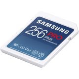 Samsung PRO Plus SD-geheugenkaart, 256GB SD Kaart SDXC UHS-I U3 160MB/s Full HD & 4K UHD geheugenkaart, MB-SD256K/EU