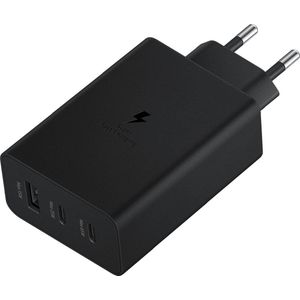 Samsung - Trio 65W Power Adapter - USB-C - Zwart