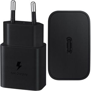 Originele Samsung 15W PD Power Adapter Fast Charge USB-C Oplader Zwart