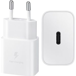 Samsung USB-C 15W Fast Charger With Cable (White) - EP-T1510XW