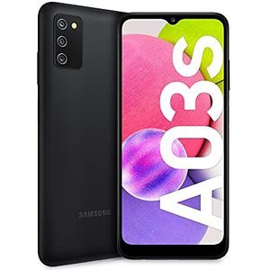 Samsung Galaxy A03s EU (32 GB, Zwart, 6.50"", Dubbele SIM, 13 Mpx, 4G), Smartphone, Zwart