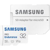 Samsung PRO Endurance microSD-geheugenkaart, 32GB microSDHC UHS-I U1 100MB/s Video Monitoring Memory Card met Adapter, MB-MJ32KA