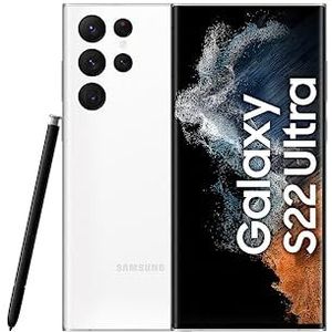Samsung Galaxy S22 Ultra EU (128 GB, Fantoomwit, 6.80"", Dubbele SIM, 108 Mpx, 5G), Smartphone, Wit
