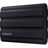 Samsung Portable SSD T7 Shield, 1 TB, USB 3.2 Gen.2, 1.050 MB/s Lesen, 1.000 MB/s Schreiben, Robuste externe Festplatte Outdoor für Mac, PC und Smartphone, Schwarz, MU-PE1T0S/EU