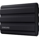 Samsung Portable SSD T7 Shield, 4 TB, USB 3.2 Gen.2, 1.050 MB/s Lesen, 1.000 MB/s Schreiben, Robuste externe Festplatte Outdoor für Mac, PC und Smartphone, Schwarz, MU-PE4T0S/EU