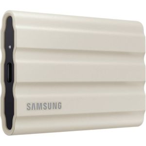 Samsung Portable T7 Shield - Externe SSD - USB C 3.2 - 1 TB - Beige