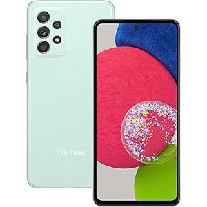 Samsung Galaxy A52s 5G smartphone 6,5 inch Infinity-O FHD+ display 128 GB geheugen 4.500 mAh batterij en super snellaadfunctie mint, awesome mint