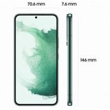 Samsung Galaxy S22 - Phantom Black 128 GB Groen