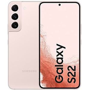 Samsung Galaxy S22 (256 GB, Roze goud, 6.10"", Dubbele SIM, 50 Mpx, 5G), Smartphone, Roze