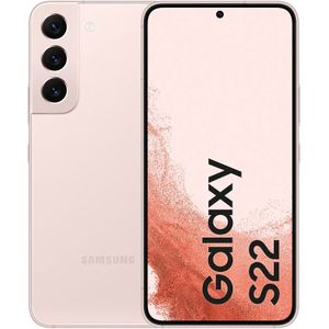 Samsung Galaxy S22 (128 GB, Roze goud, 6.10"", Dubbele SIM, 50 Mpx, 5G), Smartphone, Roze
