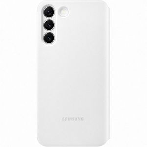 Samsung Hoesje geschikt voor Galaxy S22+ - Clear View Cover - Wit