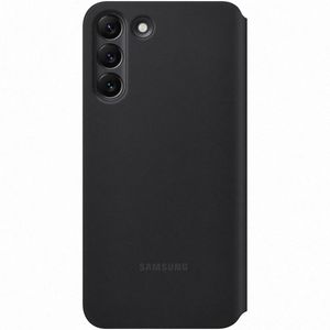Samsung Clear View EF-ZS906 Flip Case voor Galaxy S22+, zwart