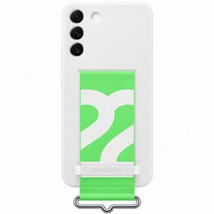 Samsung Galaxy S22+ Silicone Cover With Strap (White) EF-GS906TW