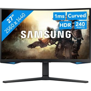 Samsung Odyssey G6 LS27BG650EUXEN - QHD VA 240Hz Smart Gaming Monitor - 27 inch