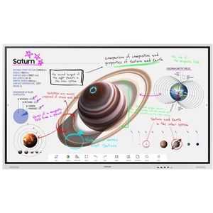 Samsung - Flip 4 Pro - Digitale Bewegwijzing - Wit - 75 Inch - 3840 x 2160 Pixels