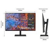 Samsung ViewFinity S8 LS27B800PXU - 4K IPS 60Hz Monitor - 27 Inch