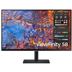 Samsung ViewFinity S8 - 4K IPS Monitor - 32 Inch - Zwart - Hoogwaardige Beeldkwaliteit