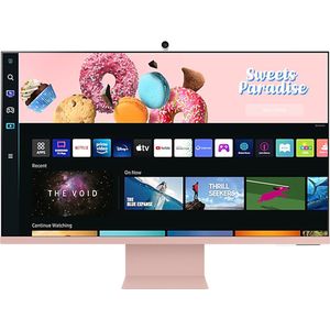 Samsung M8 LS32BM80PUU- 4K VA 60Hz Smart Monitor - 32 inch - Roze