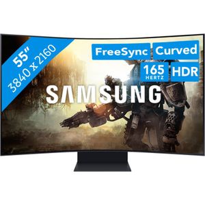 Samsung Odyssey ARK - Curved Smart Gaming Monitor - 4K Mini LED - 165hz - 55 inch