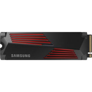 Samsung Interne SSD 990 PRO met koellichaam, NVMe M.2 PCle 4.0, 2 TB, leessnelheid tot 7450 MB/s, intelligent warmtebeheer, MZ-V9P2T0CW