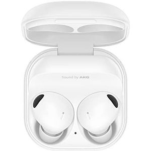 Samsung Galaxy Buds2 Pro True Wireless Bluetooth-hoofdtelefoon, actieve ruisonderdrukking, draadloos opladen, geluidskwaliteit, IPX7 weerstand, Italiaanse versie], wit