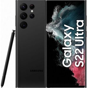 Samsung Galaxy S22 Ultra EU (256 GB, Fantoom Zwart, 6.80"", Dubbele SIM, 108 Mpx, 5G), Smartphone, Zwart