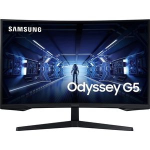 Samsung Odyssey G5 LC27G53TQBUXEN - QHD VA Curved 144Hz Gaming Monitor - 27 Inch